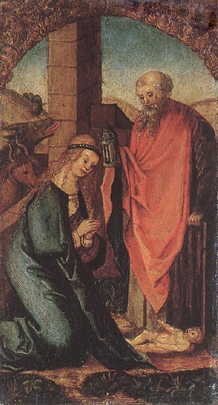 SCHAUFELEIN, Hans Leonhard The Birth of Christ  sft oil painting picture
